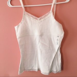 KIDS white lace camisole from Old Navy